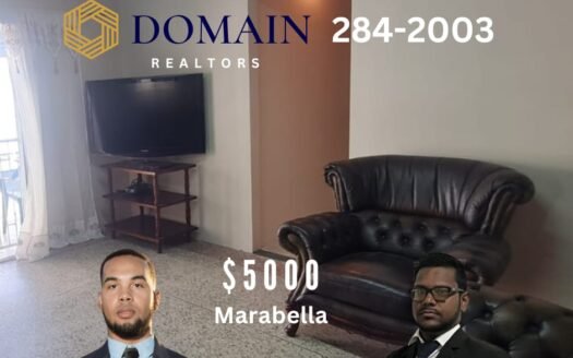 Furnished Utilities 2 Bedroom Apartment, Marabella