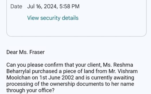 Land For Sale at Ravine Sable