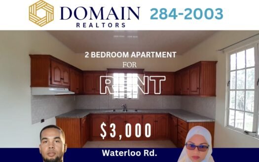 2 Bedroom Apartment For Rent Watertoo Rd. Carapichaima