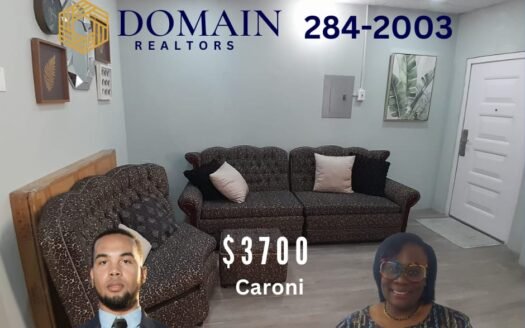 Semi Furnished Wifi Included 1 Bedroom Apartment Caroni